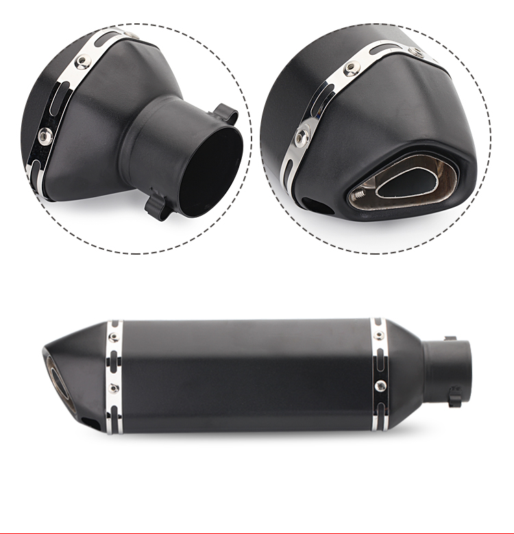 36-51mm Universal Motorcycle Exhaust Modified Muffler Pipe Universal for Exhaust ATV Scooter Dirt Pit Bike Motocross