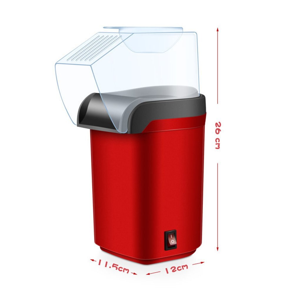 Popcorn Machine Air Popcorn Maker Oil Wide-Caliber Popcorn Tool Household Electric Popcorn Machine Mini Corn Popper