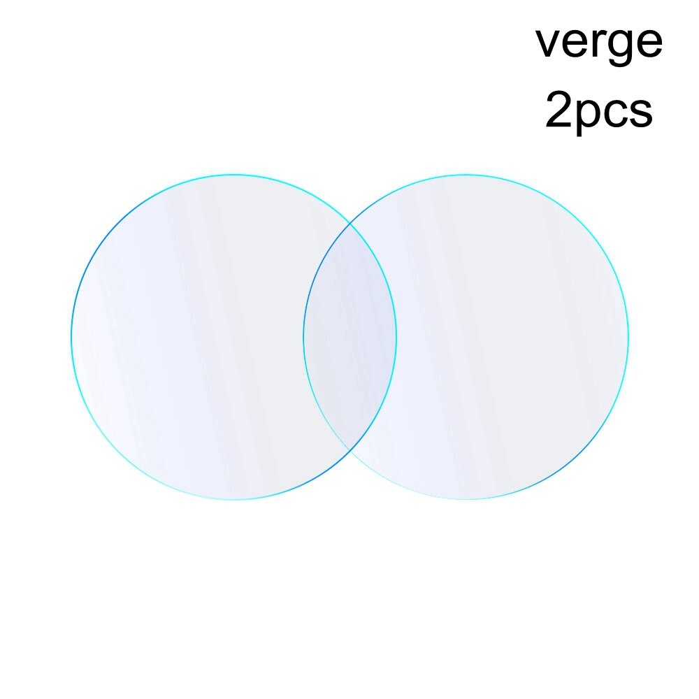 2.5d curvado vidro temperado hd protetores de tela protetores de filmes protetores guarda para huami amazfit ritmo stratos verge lite: 2pcs verge