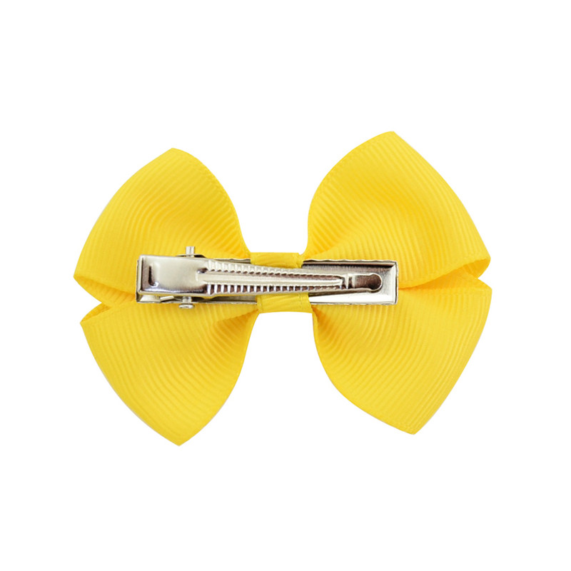 Solide Lint Strik Haarspeld voor Meisjes Kinderen Bowknots Haar Clips Vrouwen Haarspelden Haar Accessoires Baby Haarspelden Decoraties
