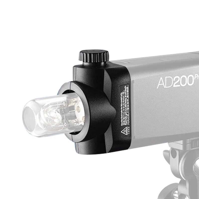 Godox ad200 nua lâmpada flash cabeça para godox ad200
