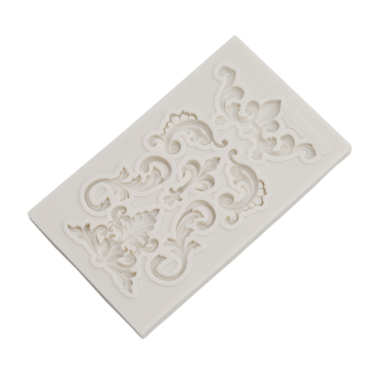 1PC Euporean Muster Form Fondant Kuchen Silikon Form Kekse Gebäck Form Süßigkeiten Schokolade Formen Kuchen Dekoration Backen Werkzeuge