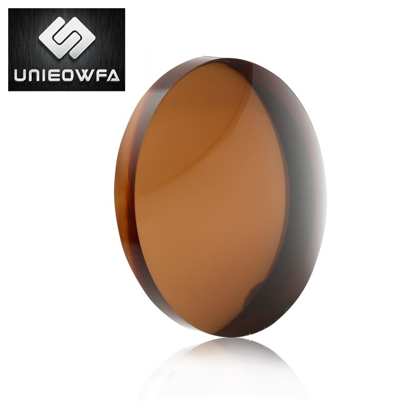 Multifocal Progressive Sunglasses Lens 1.56 1.61 1.67 Optical Prescription Glasses Lens Bifocal Myopia Hyperopia Lens UV400: Brown / 1.56
