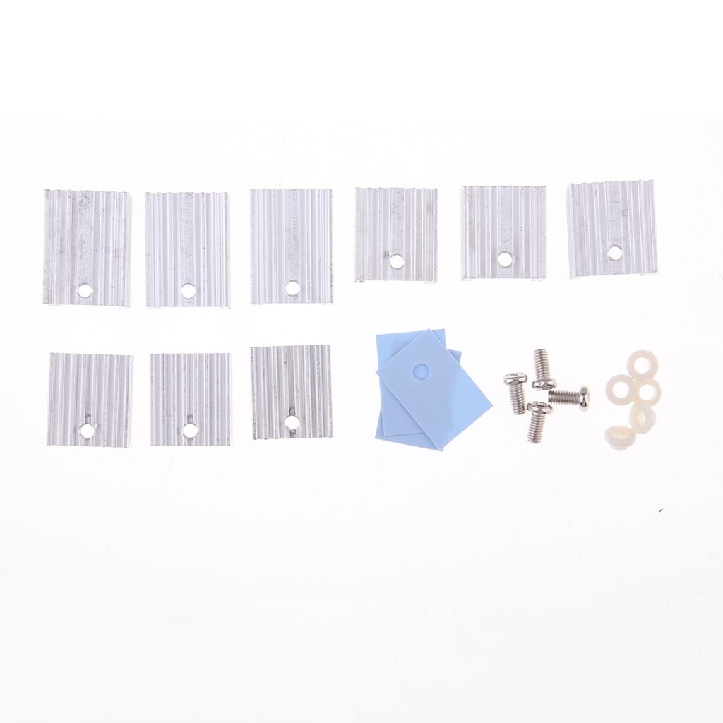 Kits de dissipateur de chaleur à Transistor de carte de développement ailettes de refroidissement pour TO-220