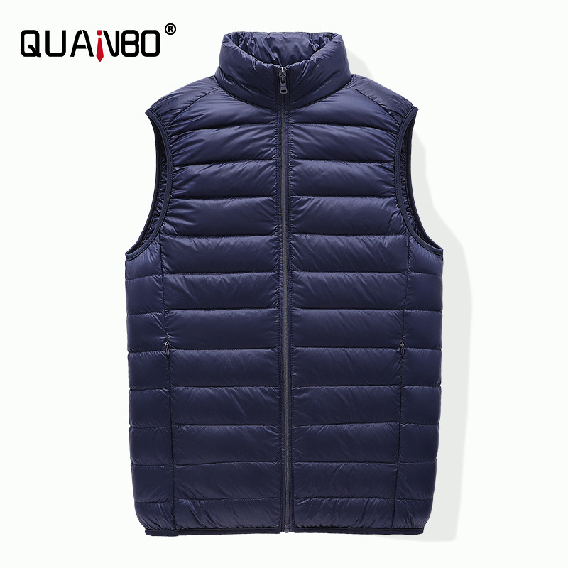 Miesten hihaton toppatakki syksy/kevät kevyt vedenpitävä pakattava miesten untuvatakki