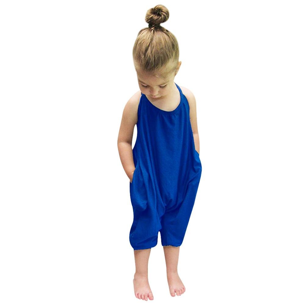 Mode Baby Boy Meisje Katoenen Romper Baby Peuter Kind Band Jumpsuit Outfit Zomer Strappy Overalls Rompertjes Baby Kleding 1-5Y