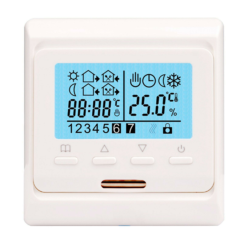 Digital LCD Programmable Thermostat Manual Electric Underfloor Heating Controller Warm Floor Heating Room Thermostat