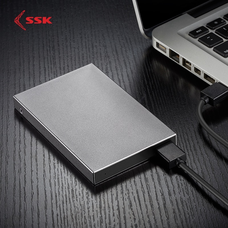 Ssk type -c 2.5 tommer sata til usb 3.0 adapter harddisk kabinet ssd hdd kabinet harddisk boks hdd kabinet