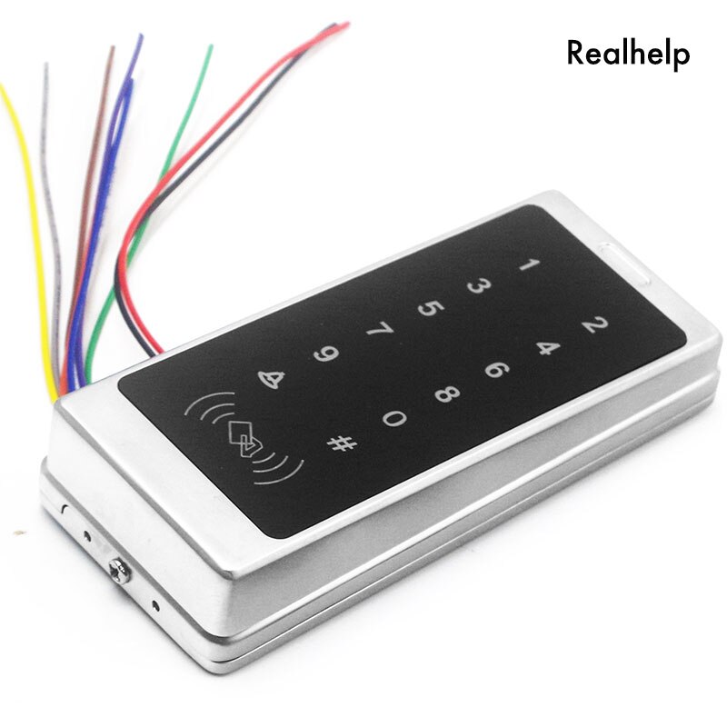 Touch Keypad Entry System Support 1000Card and 500Password One Touch Entry Office Access Waterproof Access Wiegand Card Reader