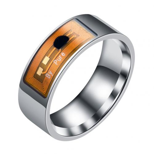 Anillo inteligente Digital multifuncional, resistente al agua, NFC, para ventana de Android: Transparent US 7