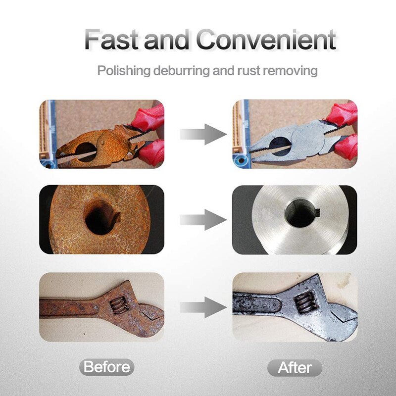 60Pcs 2 Inch Quick Change Discs Set Sanding Discs 1/4 Inch Holder for Die Grinder Rust Paint Removal Surface Discs