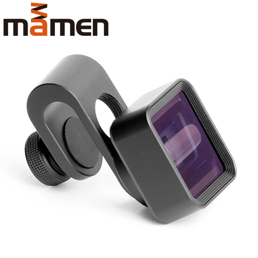 1.33X Anamorphic Lens Deformation Fimmaking Mobile Phone Lens Widescreen Movie Wide-Angle Camera Lens for iPhone Samsung Phones