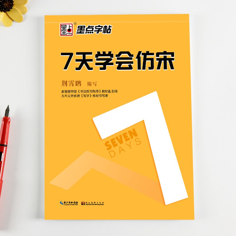 Modian Chinese Student Beginner Simple Calligraphy Copybook 7 Days to Learn Chinese Writing: Fangsong
