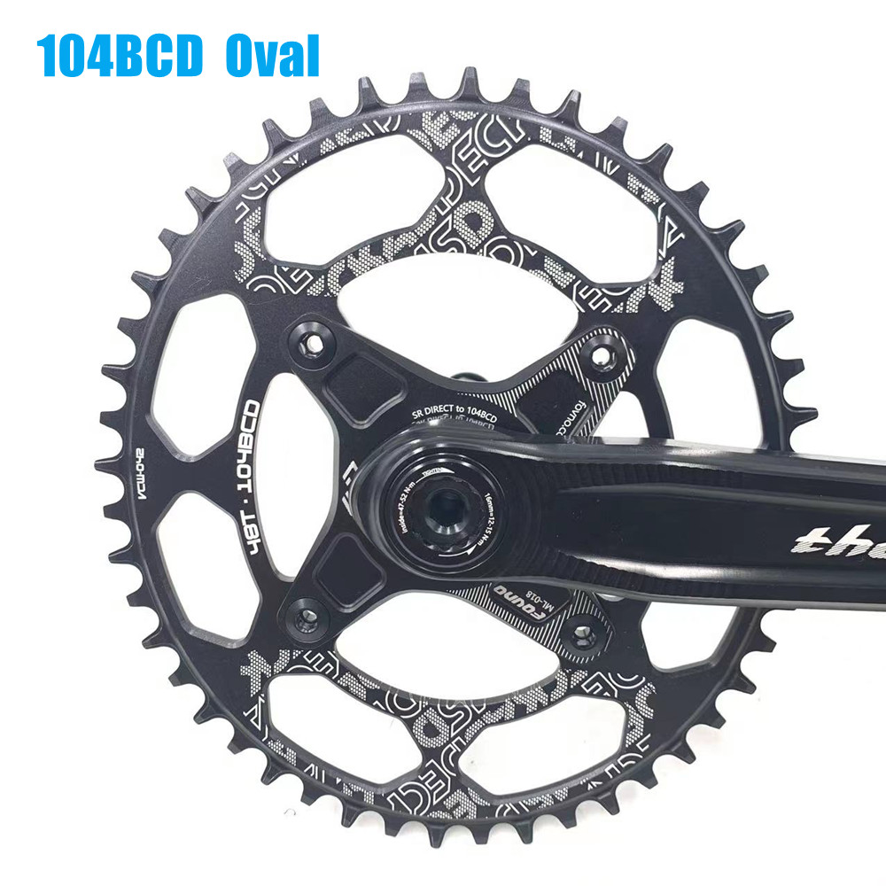 DECKAS 104BCD Bike Chainring 40T 42T 44T 46T 48T 50T 52T Tooth Narrow Wide Chainring Road Bike Mountain Bike Chainwheel 104 BCD