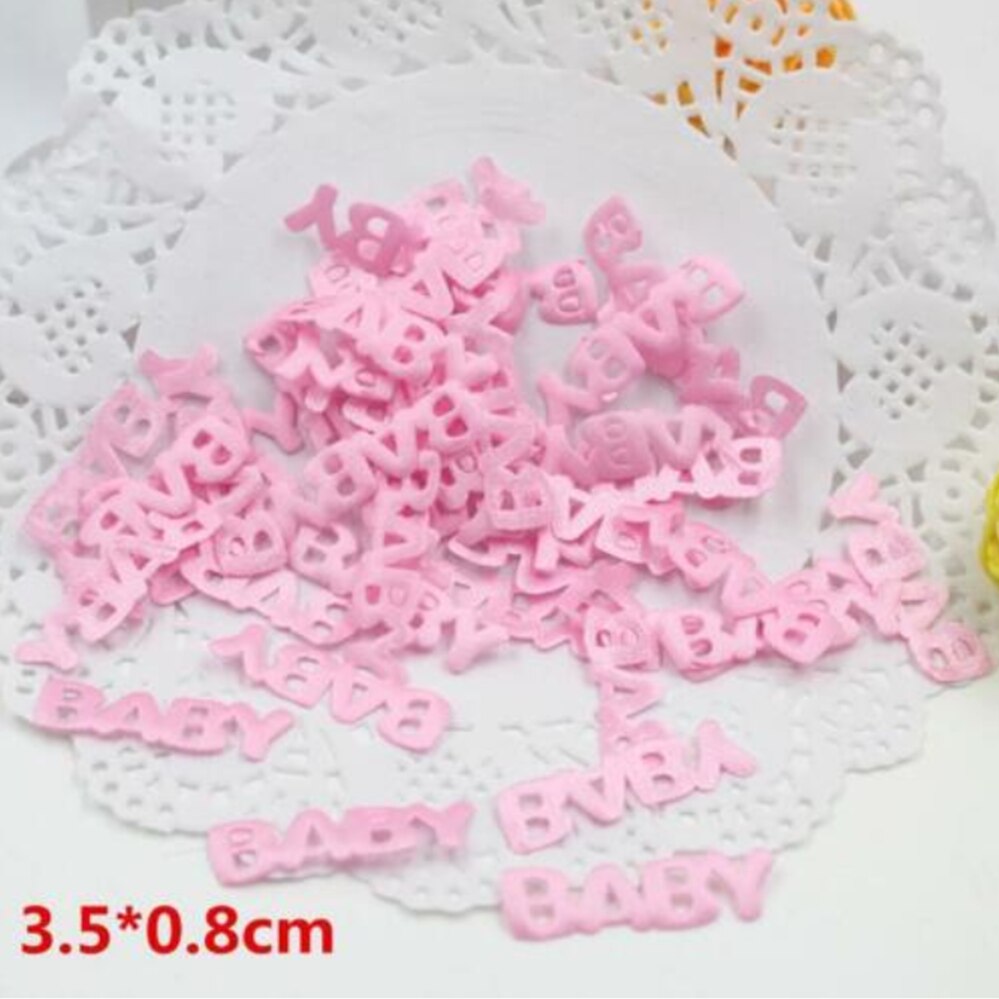 Vêtements en Satin forme de bébé bricolage | 200 pièces, décorations de réception pour bébé, 8x35mm