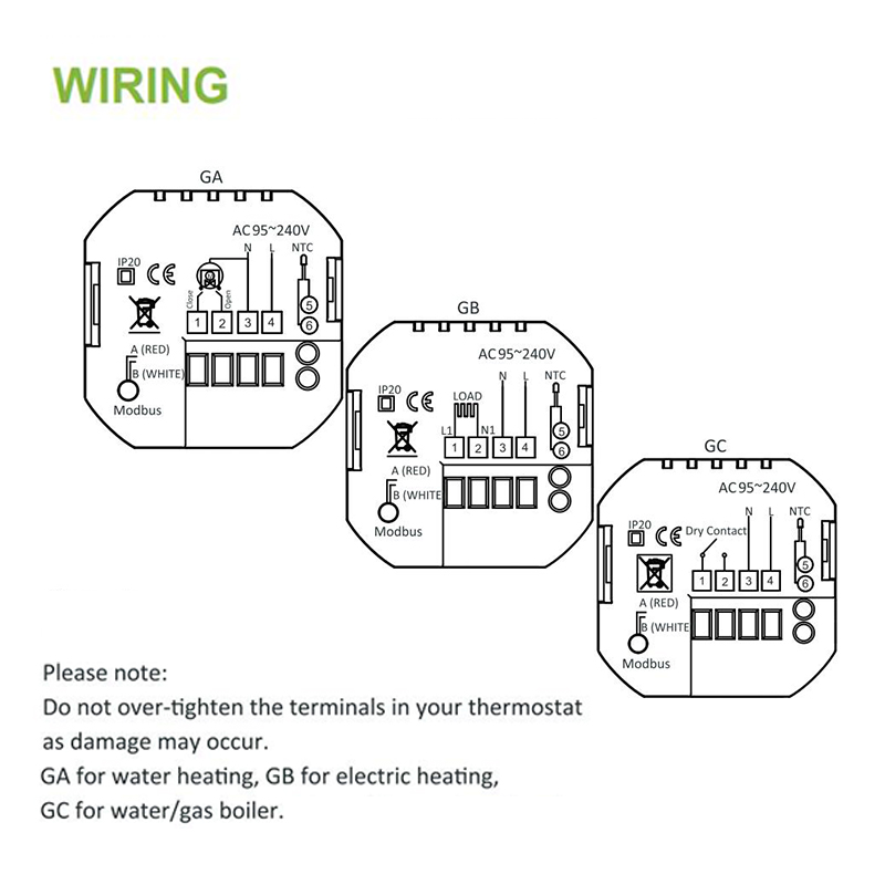 BHT 8000 GA/GB/GC Wi-Fi inteligentny programowalny termostat głosowa kontrola aplikacji podświetlenie LCD woda/kocioł gazowy ogrzewanie termoregulator