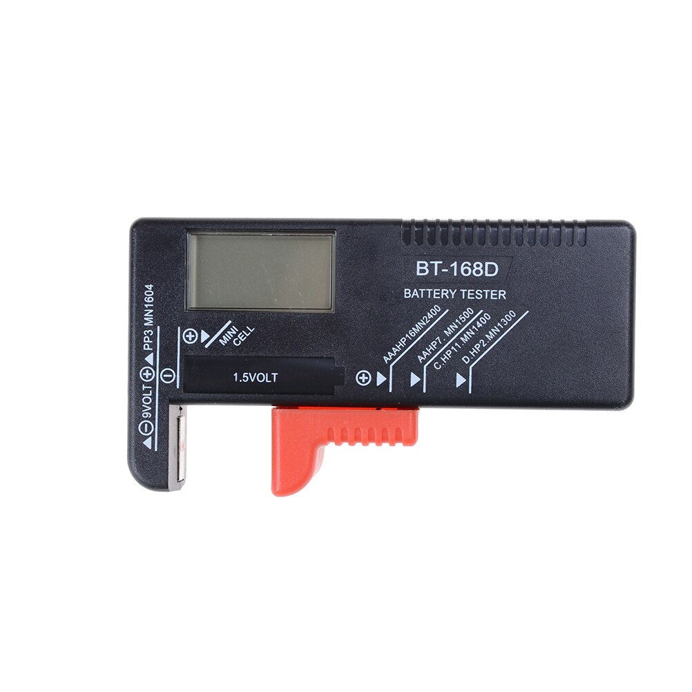 Universal Battery Tester Double Easy-to-read Battery Measuring Tools Volt Checker for 9V 1.5V and AA AAA Cell Batteries