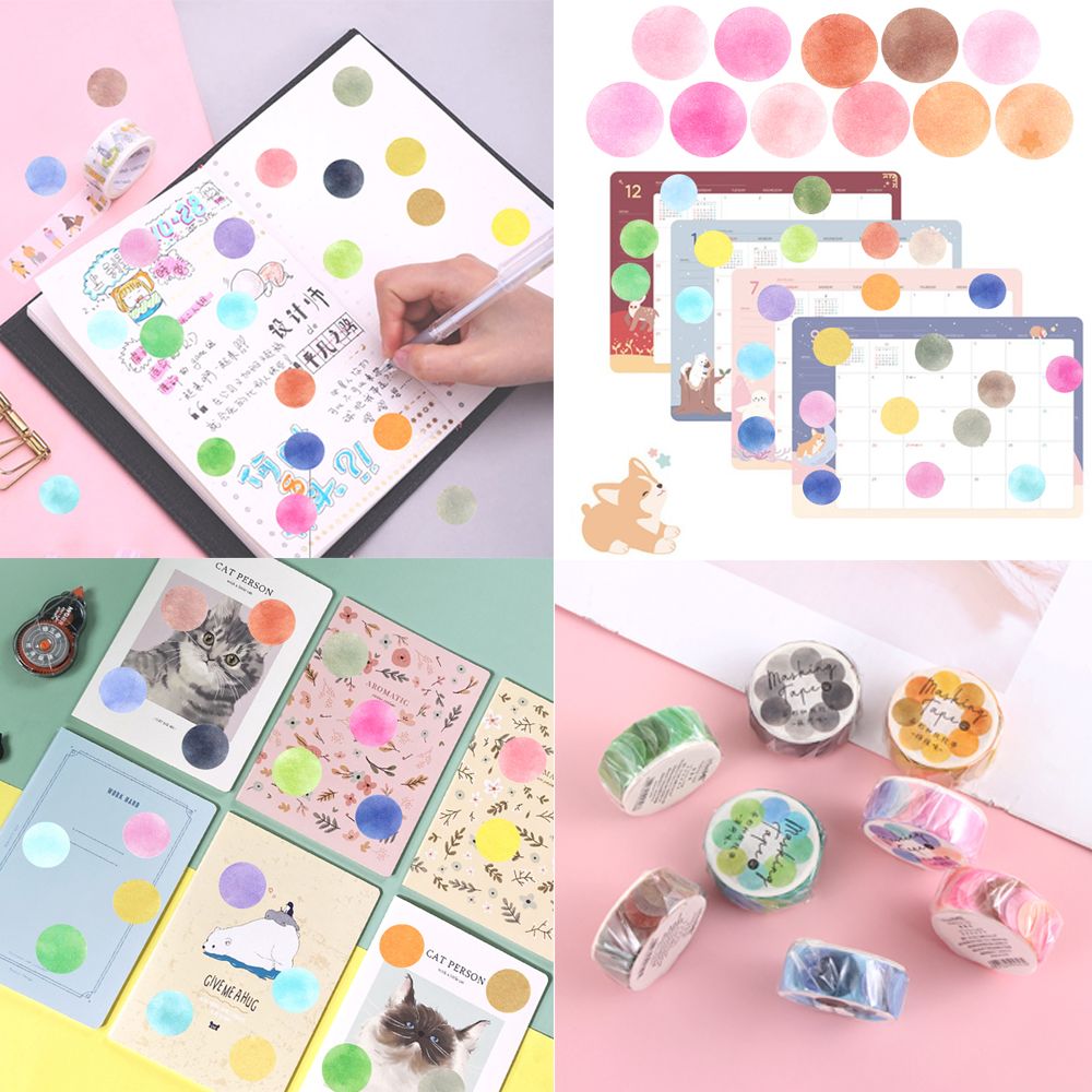 100Pcs/Rolls Candy ​Masking Tape Fruit Tape Shaped Washi Tape Sticky Paper DIY Scrapbooking Sticker Photo Decor Stationery