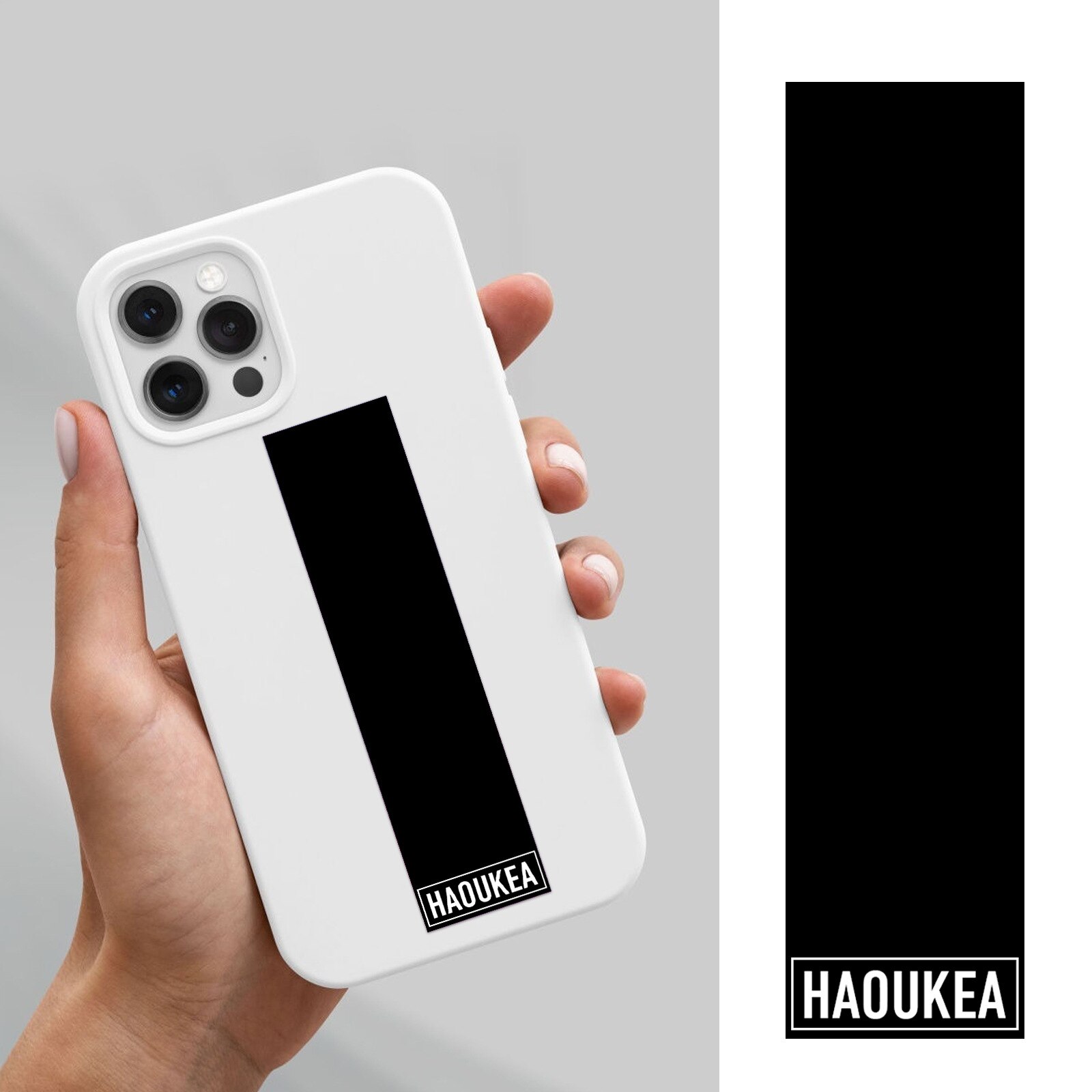 Anxiety Reducing Sticker DIY Phone Back Decals Pressure Relief Tool Decompression Color Sticker To Relieve Stress Anxiety: black