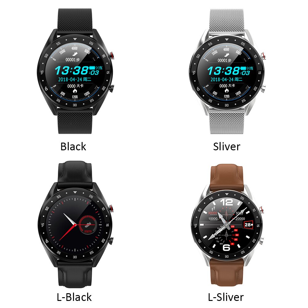 Microwear L7 SmartWatch Männer IP68 Wasserdichte Smartwatch Fitness Armbinde Tracker Armbanduhr Herzfrequenz EKG Monitor Anruf Erinnerung