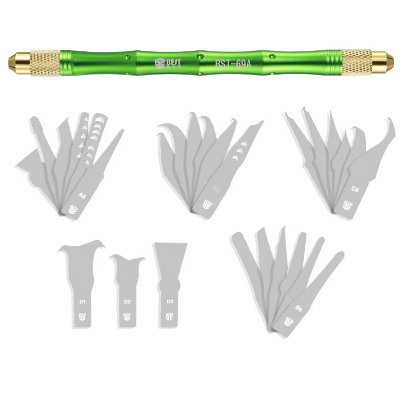 Bst -69a 27 messen hobby snijmes diy snijmes sloop cpu reparatie model reparatie gereedschap