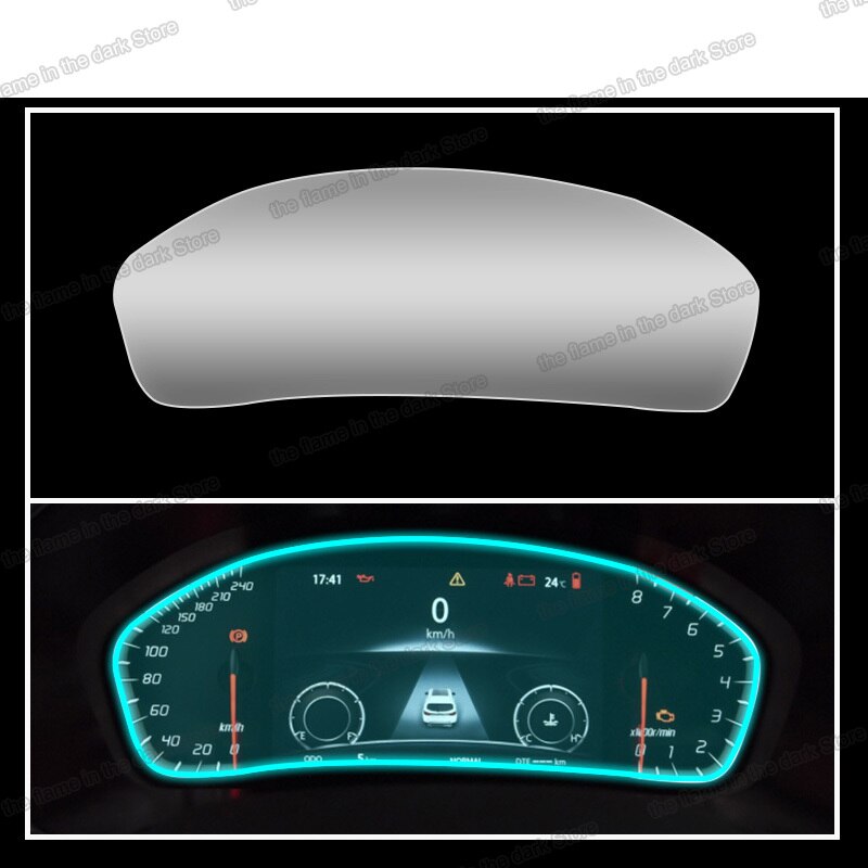 Lsrtw2017 tablero interior de coche transparente pantalla lcd engranaje panel película para Changan Cs75 adhesivo protector