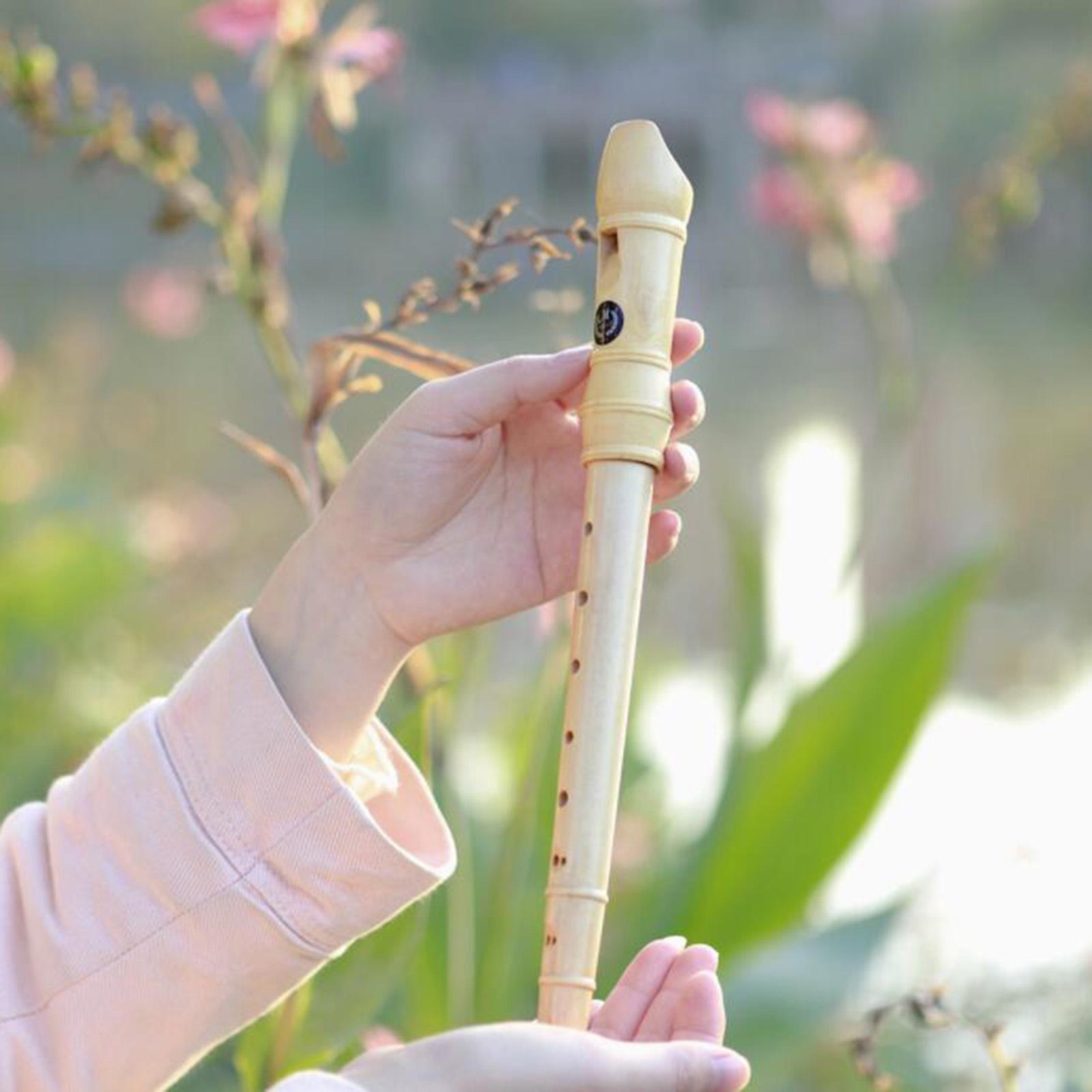 Wooden Soprano Recorder Children Educational Tool Musical for Music Lovers