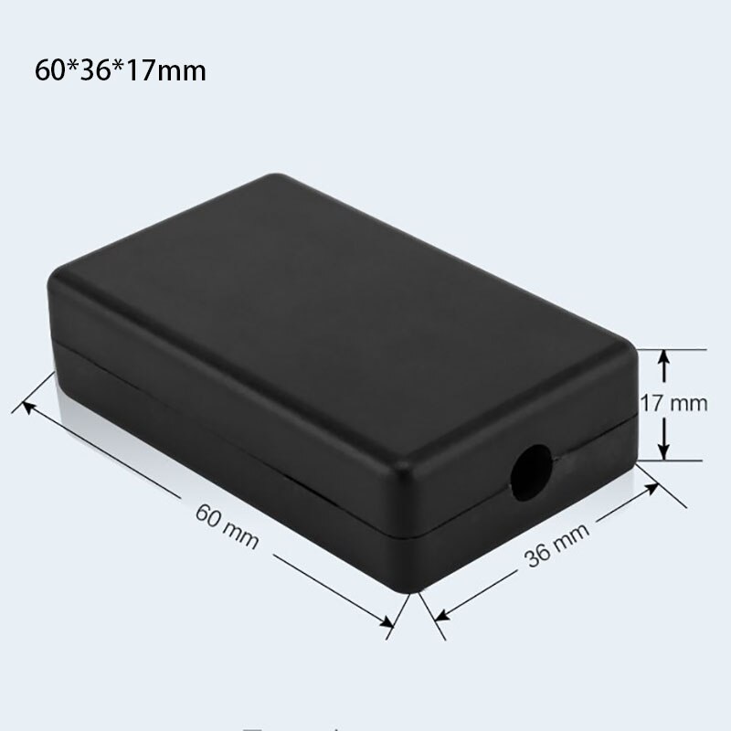 Black Project Box Storage Case Waterproof DIY Housing Instrument Case Enclosure Boxes Electronic Home Supplies 50*28*15MM: 60x36x17mm