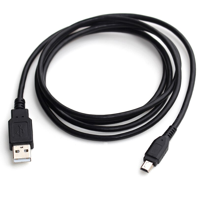 1.5M Mini USB 5Pin To USB 2.0 Male Data Charging Cable For Car GPS Digital Camera MP3 MP4