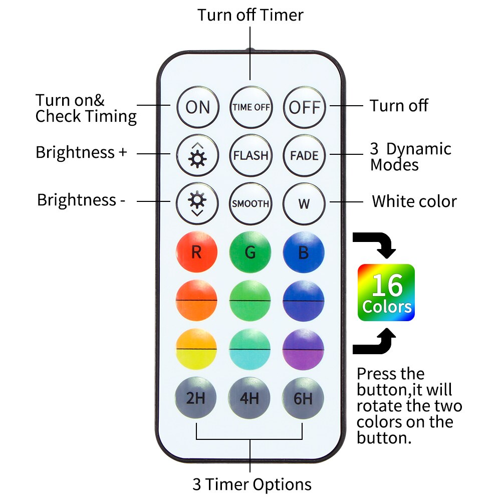 13 LED Submersible Light Remote Controlled RGB Waterproof Underwater Night Lamp Fountain Swimming Pool Light Garden Decoration