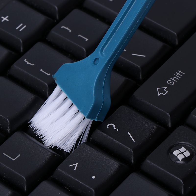 Mini desktop kost rengøring børste feje værktøj skrivebord computer tastatur bil luftventil kontor hjem  q39d