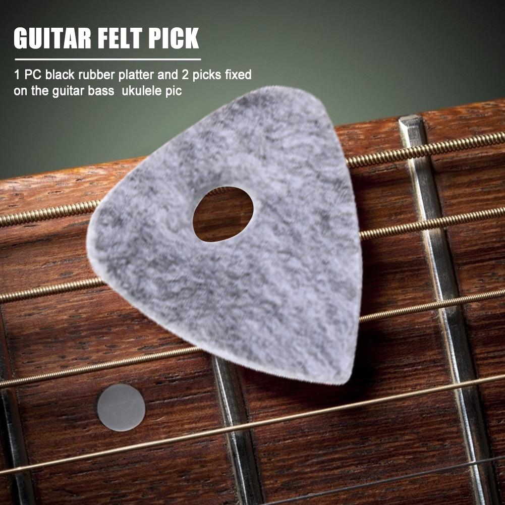 Ukulele plockar skicklig tillverkning filt ukulele plockar mjuka plectrum musikinstrument tillbehör