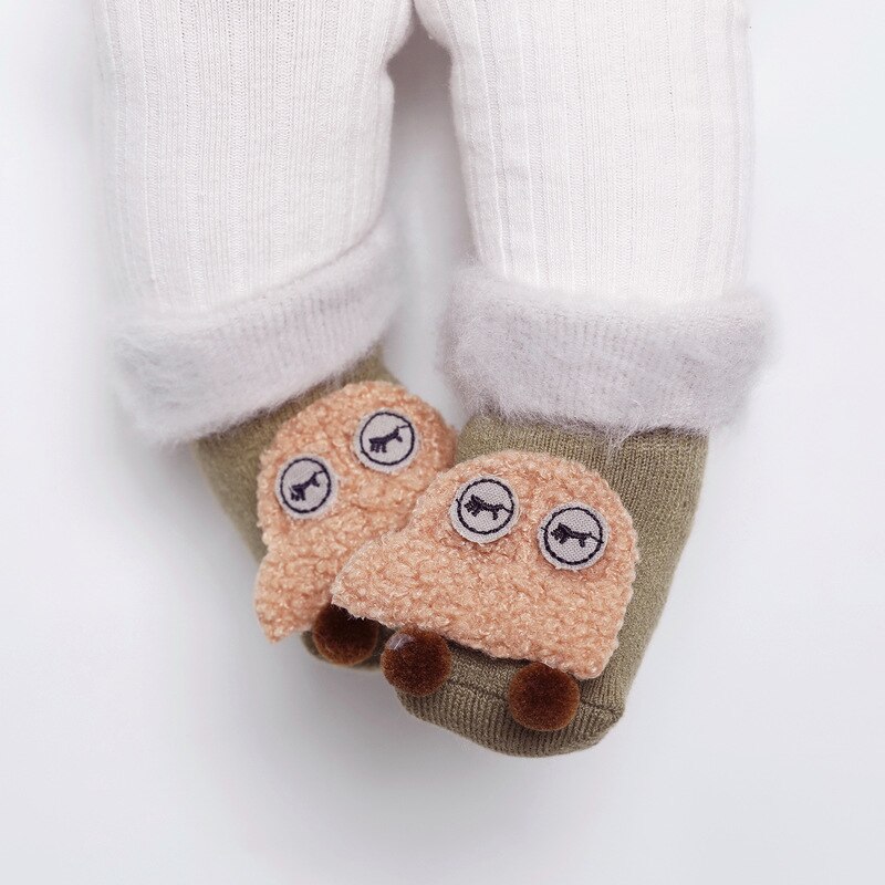 Babysokjes Herfst En Winter Fluwelen Warme Baby Boy Meisjes Sokken Cartoon Peuters Sokken Doseren Borstel Antislip Kinderen sokken: 2 / M12-24Months