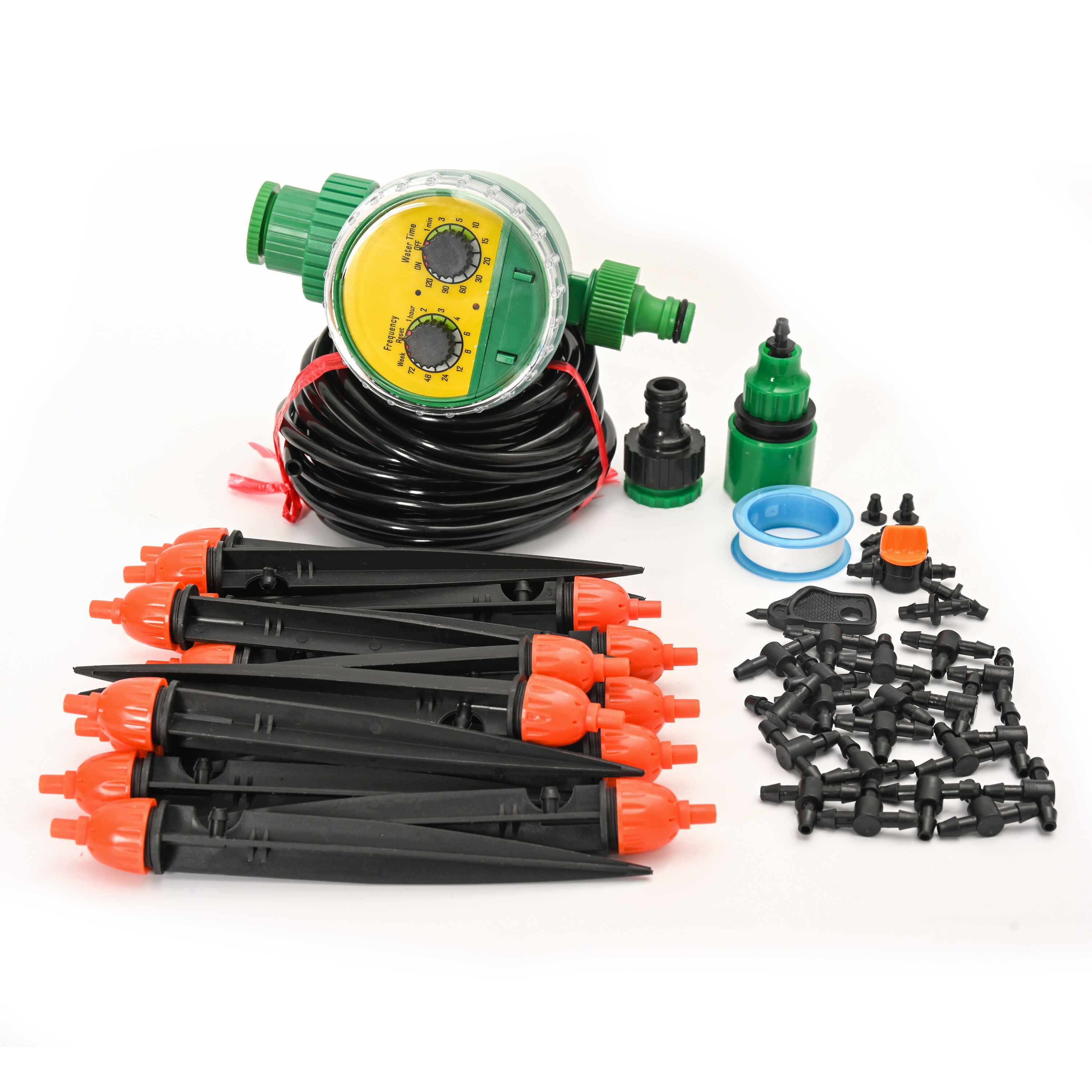 4/7Mm 15M Hose Garden Watering System Misting Spike Watering Set Water Plant Misting System Drip Irrigation System