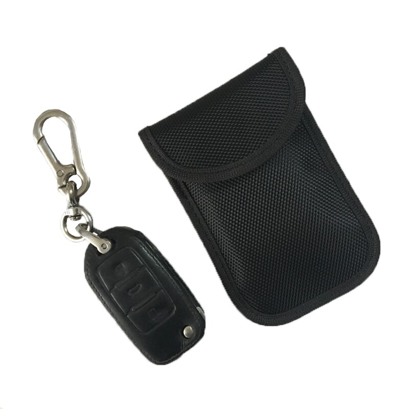 Faraday Auto Key Case Fob Signal Blokkeren Zakken Draagbare Id Card Bag Rfid Afscherming Pouch Voor Privacy Bescherming BAG1014