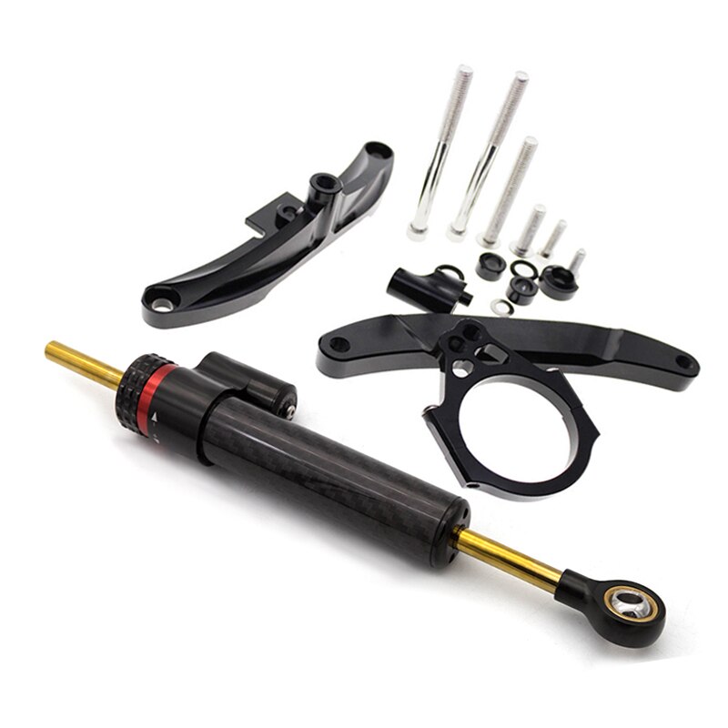 Lenkung Dämpfer Halterung einstellen für Yamaha FZ1 FAZER FZ1-N 2006 CNC Aluminium Stabilisator Lineare Dämpfer Montage Unterstützung