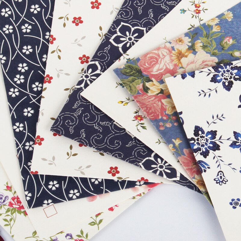 12pcs/lot exquisite flower envelope letterhead cherry roses letter paper fresh and floral envelope love letters