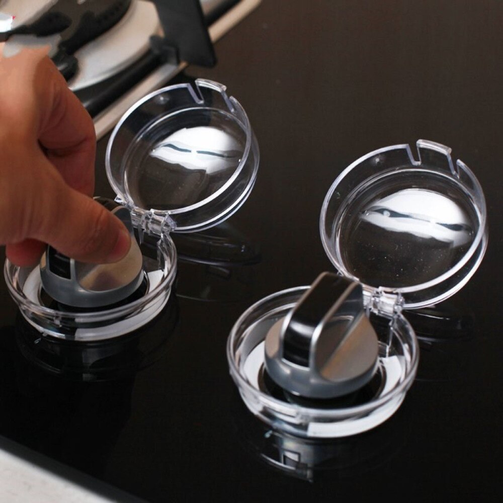 6Pcs Nuttige Praktische Duurzaam Kleine Eenvoudige Keuken Shield Gas Fornuis Schakelaar Cover Voor Thuis