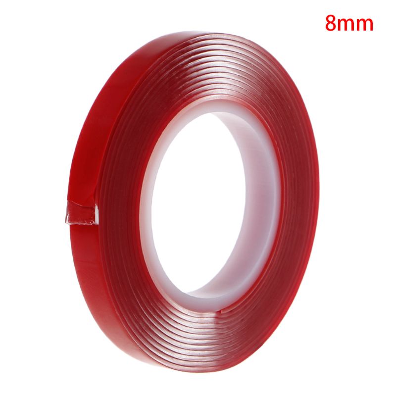 3 m Double Sided Adhesive Sticker Tape Ultra High Strength Acrylic Mounting Tape XXUC: 8mm