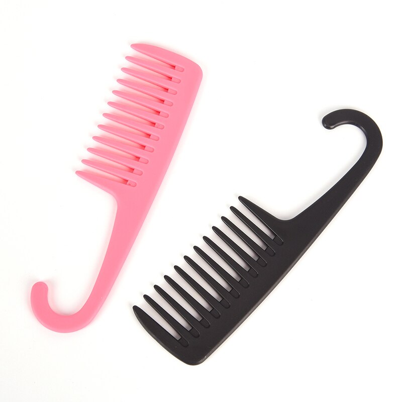 Wide Large Tooth Combs Reduce Hair Loss Comb Pro Hairdress Salon Dyeing Styling Brush Tools 2 Colors
