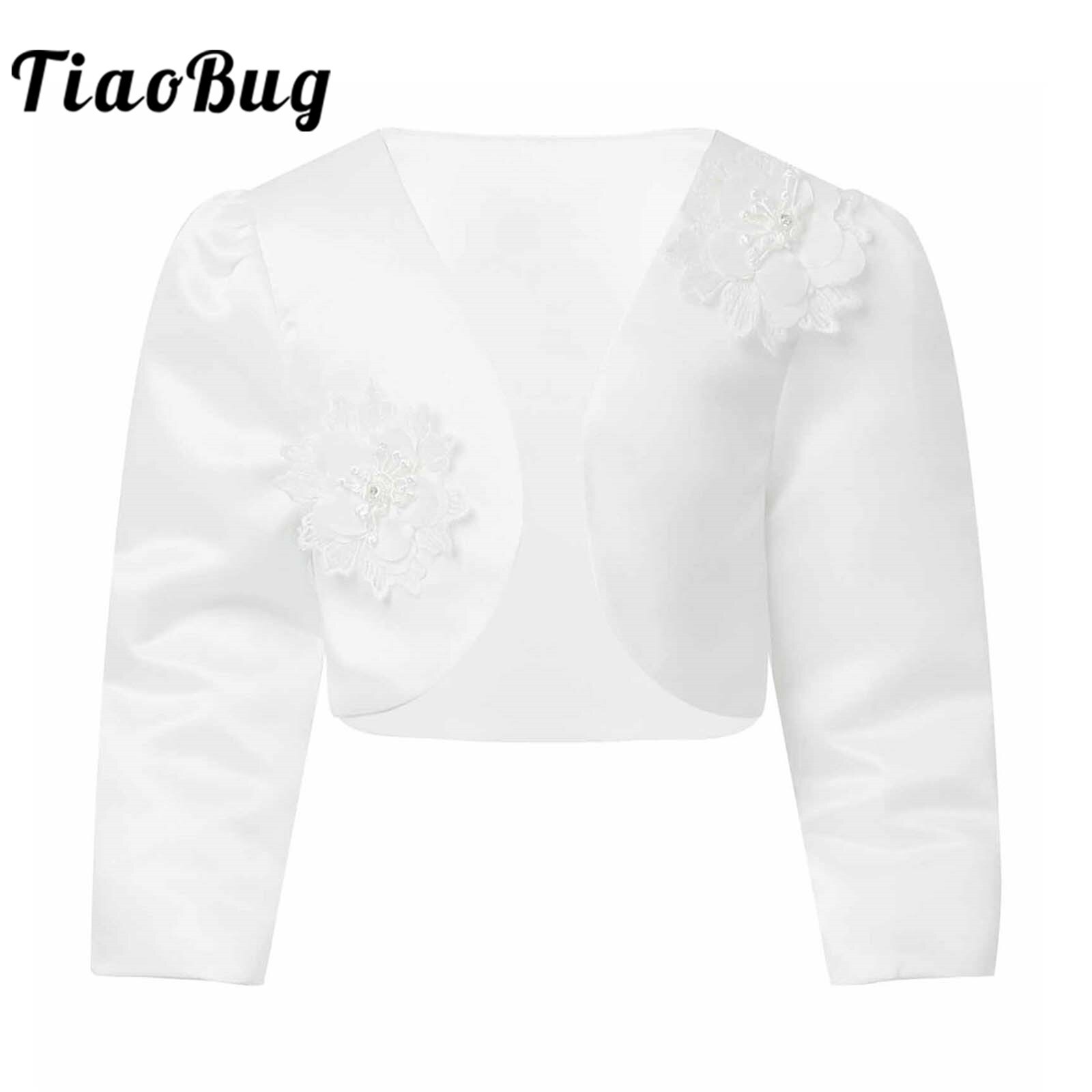 Wedding Flower Girl Dresses Jackets Cardigan Kids ... – Vicedeal