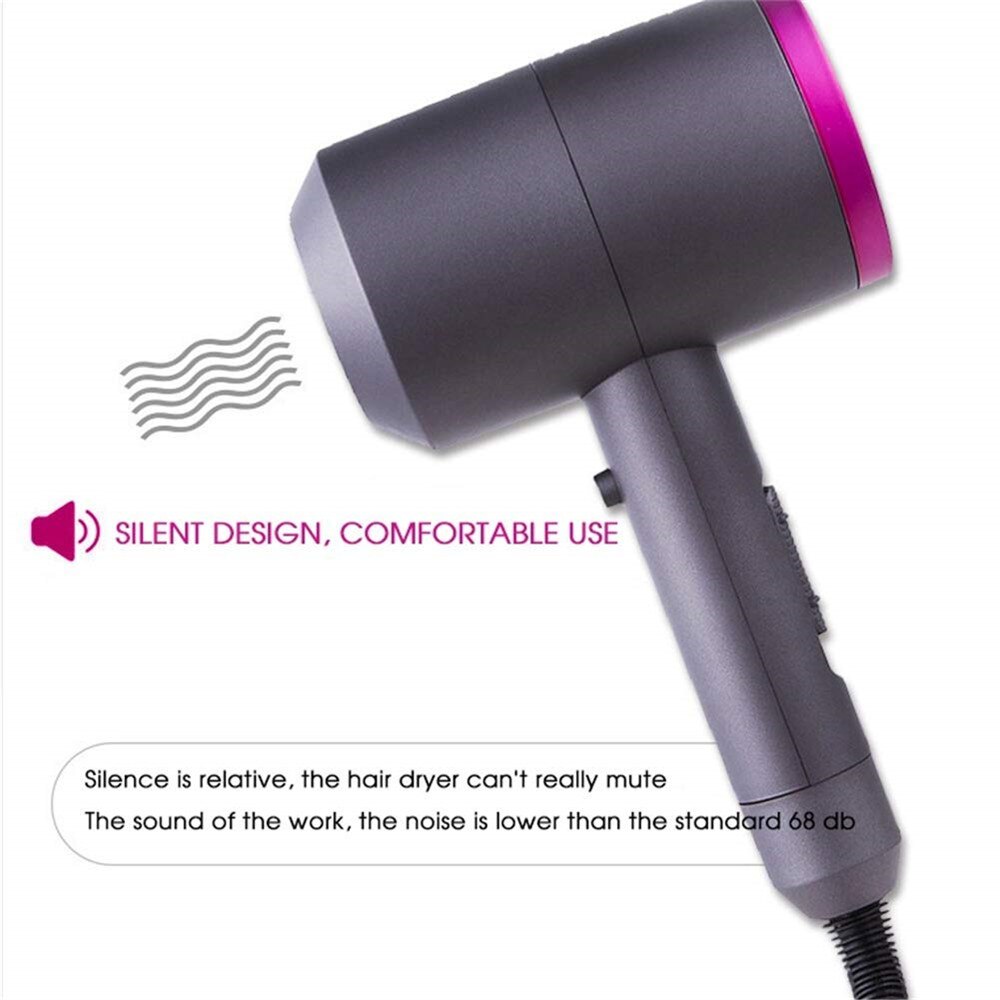 Negative Ion Hair Dryer Salon Ionic Blow Dryer with Diffuser Concentrator Ceramic Powerful Fast Drying Hairdryers