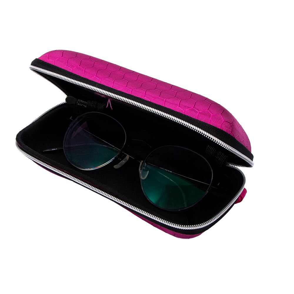 1 Stck EVA Waben aufbringen Bunte Abdeckung Tragbare Sonnenbrillen fallen Schlüsselband Reißverschluss unisex Brillen Taschen Brillen Zubehör