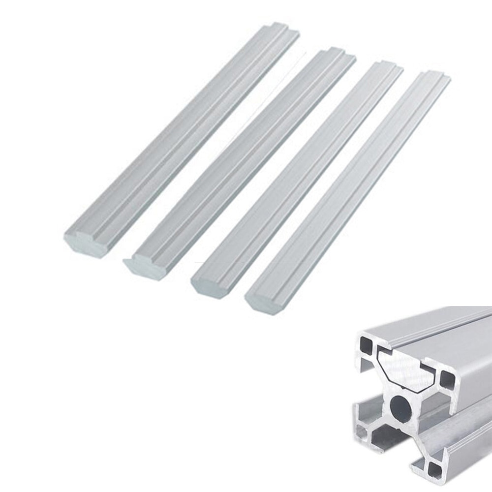 4 stk/parti 100mm 3030 tilkoblingstilbehør av aluminiumsprofil inne i koblingsledd 150mm 450mm 600mm uten skrog