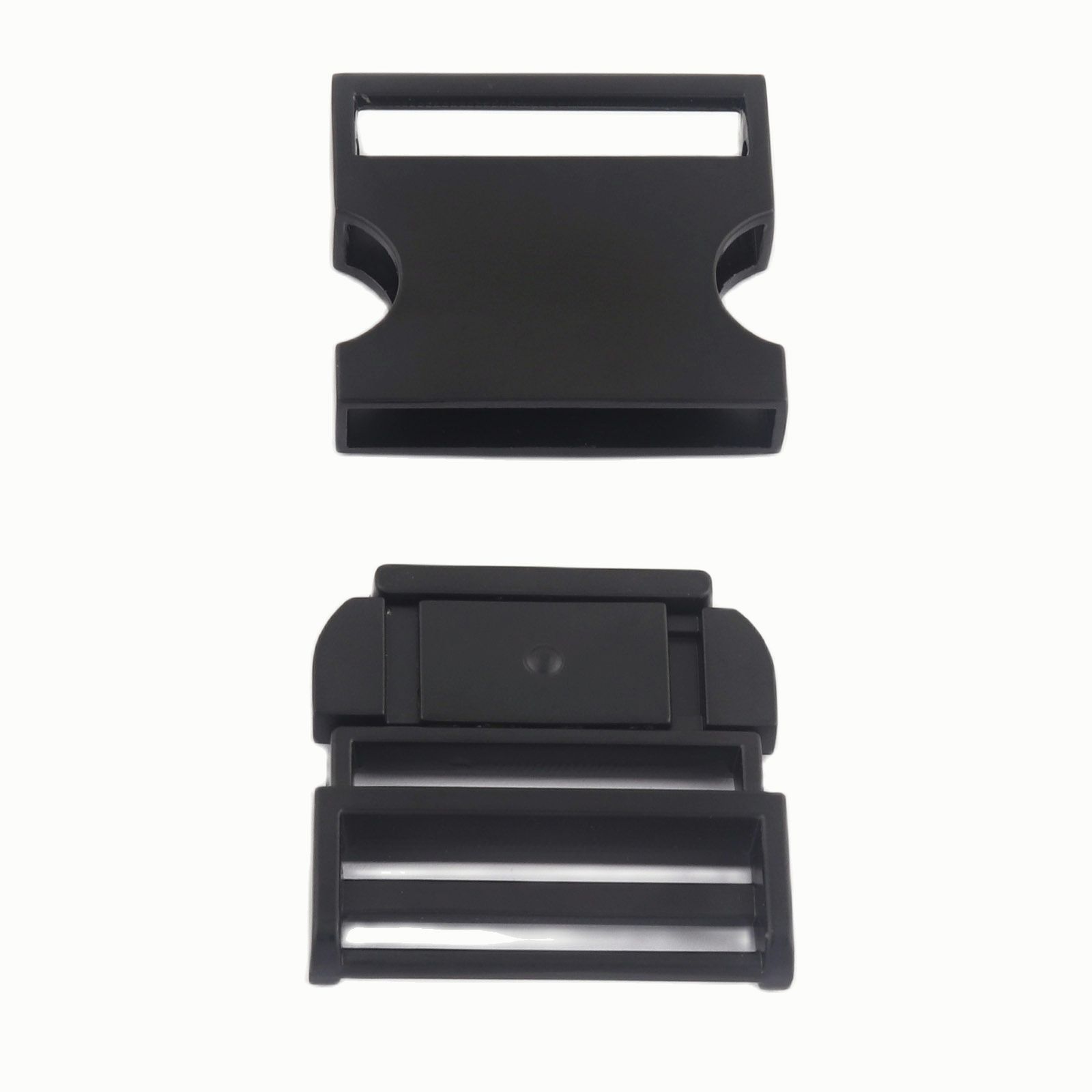 38Mm Zwart Release Gespen Richter Purse Slide Verstelbare Rugzak Gespen Riem Riem Tas Sluiting Clip Lock Halsband Webbing