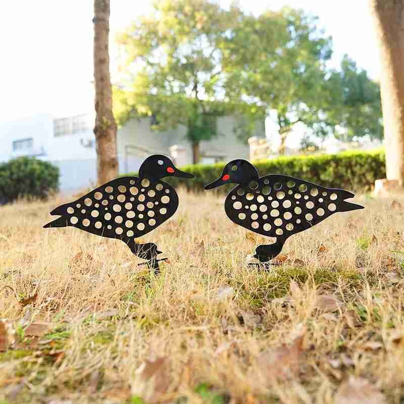 Chicken Yard Art Outdoor Garden Statues Backyard Lawn Stakes Metal Hen Yard Decor Garden Statues Decoration Ornament
