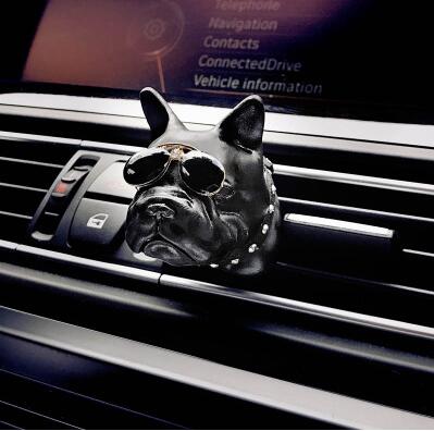 Auto Parfum Franse Bulldog Pop Geur Diffuser Luchtverfrisser Auto Interieur Geur Outlet Vent Clip Accessoires: A