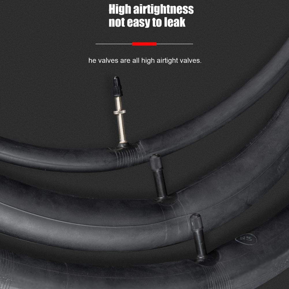 Bike Inner Tube For Mountain Road Bike Tyre Butyl Rubber Bicycle Tube Tire 23-25c 700c Presta Schrader Valve Tube Rubber Nozzle