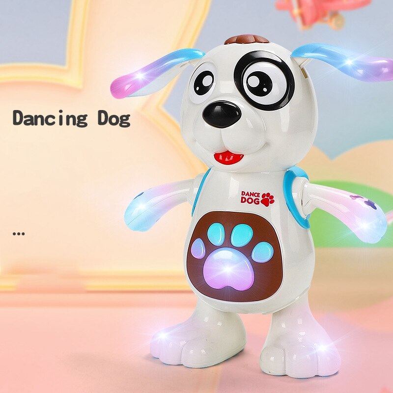 Electric Music Dancing Dog Interactive Educational Toys for Children Birthday Kids Electric Music Dancing Dog