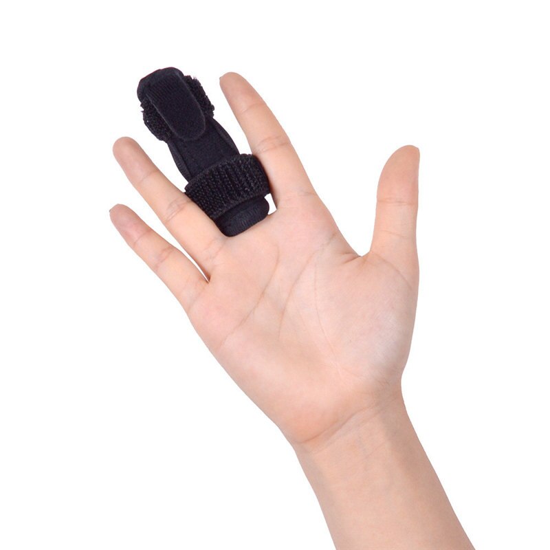 Verstelbare Trigger Vinger Spalk Brace met Haak & Lus Tape voor Rechttrekken Gebogen Breuk Fix Artritis Pijn Protector